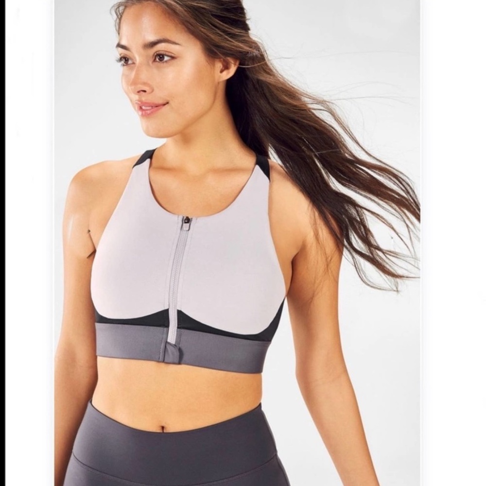Fabletics Ella High-Impact Zip Front Sports Bra